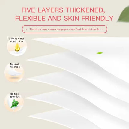 6Rolls of Household Paper Towels on r Five Layers of Thickened Core Roll Toilet Paper Toilet Paper