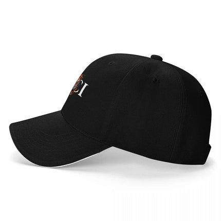 GUCCI TIGER LOGO BLACK BASEBALL CAP CLASSIC DESIGN WITH BOLD EMBROIDERY AND STRIKING ANIMAL MOTIF FOR A FASHION FORWARD LOOK