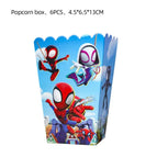 6pcs popcorn box