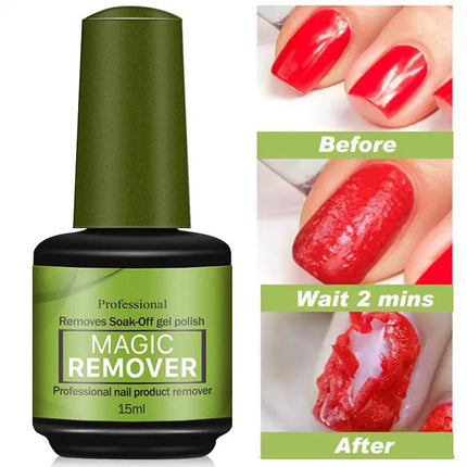 15ml Magic Fast Disarm Nail Gel Polish Remover Clean UV Soak Off Semi Permanent Varnish Nail Art Removal Tools Manicure202