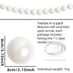 8cm Pearl 12pcs