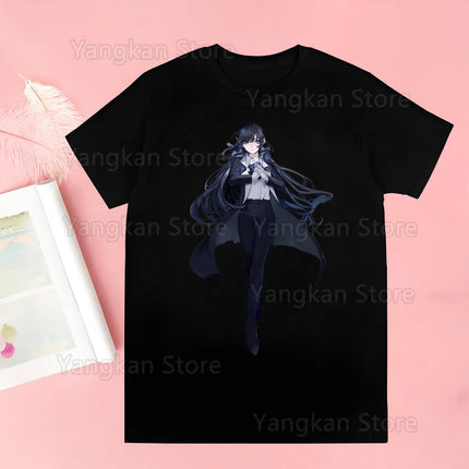 Ado Tshirt Printed Unisex Short Sleeve T Shirt Cool Cartoon Casual T-shirt Streetwear Tops