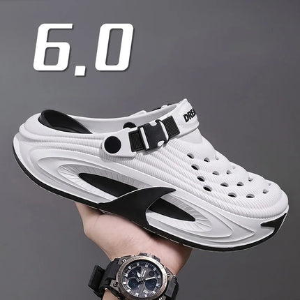 Unisex Summer Platform Sport Sandals Men 2026 Fashion Eva Soft Thick Bottom Clogs Men Outdoor Hollow Out Non Slip Beach Sandles