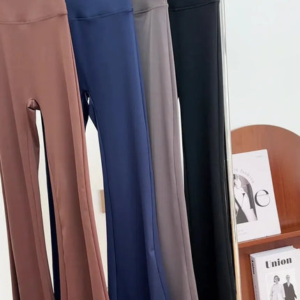 New High Waist Flared Shark Pants for Women Summer Stretchy Bootcut Shark Pants Retro Casual Trousers Streetwear Woman Clothes