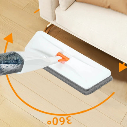Large Household Spray Mop with Replaceable Microfiber Pad Wet & Dry Cleaning Rotating Broom Microfiber Pads for Home Cleaning
