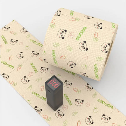 Panda Print Bamboo Toilet Paper Unique Fun Design Soft Pulp Hand Towel For Office Use Patterned Toilet Roll