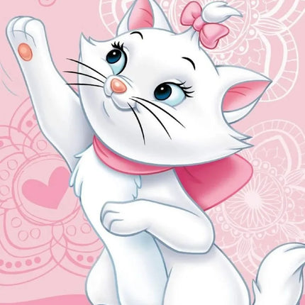 The Aristocats Photography Backdrop For Birthday Party Supplies Marie Photo Backgrounds Pink Marie Cat Theme Baby Shower Banner
