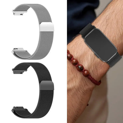 14mm Magnetic Milanese Loop Strap For Garmin CIRQA Smart Band Sports breathable Metal bracelet Garmin Lily 2 Correa accessories