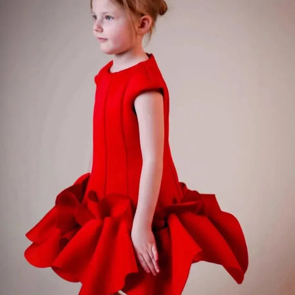 Customize Flower Girl Dresses Beading Appliqued Pageant Birthday For Girls First Communion Dresses Kids Prom Dresses