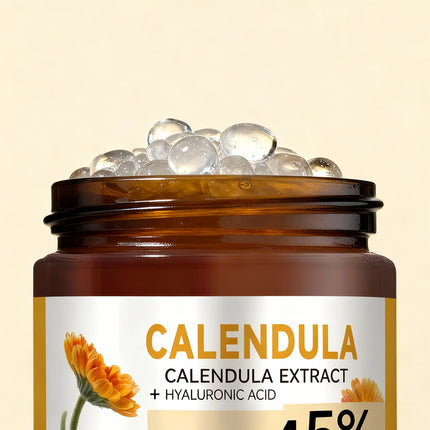 Calendula Moisturizing Cream,45% Extract+Hyaluronic Acid,moisturize firm,face neck body,unisex,80g,all skin,daily fresh care