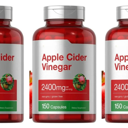 Apple Cider Vinegar Capsules Supports Healthy Digestion Metabolism 2400mg Per Serving for Adults 150 Capsules 4 Month Supply