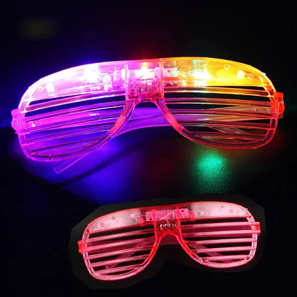 LED Light Up Glasses Wedding Glow In The Dark Party Neon Luminous Glasses for Adults Kids Birthday LED Party Accessory Supplies