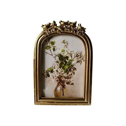 Retro Picture Frame Antique Ornate Photo Frame Old Fashioned Picture Frame Decorative Home Decors,Photo Gallery,Art B03E