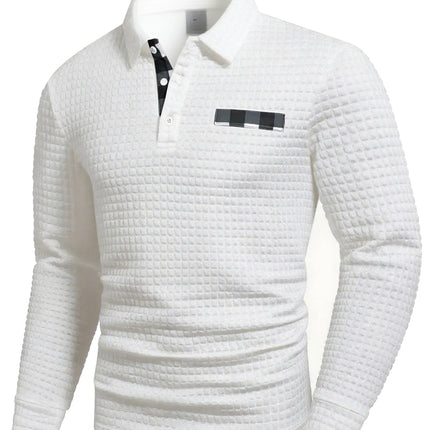 2025 New Spring and Autumn Europe Men Knitted Grid Texture Casual Large hoodie Jumper Small Plaid Jacquard Men clothing