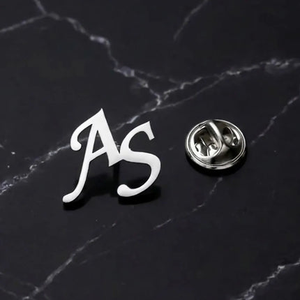 Customized First Letter Brooch, Exquisite Gift Box Style Suit Brooch, Gift Giving Dignified High-End Accessories