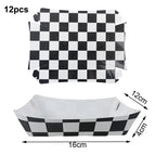 12pcs Food tray / As pitures shows