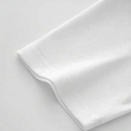 Men's T-shirt with Simple Letter Print, Short Sleeve, Casual and Versatile Crew Neck T-shirt