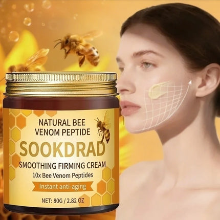 Natural Bee Venom Cream,10x peptides,smooth firm skin,face/neck,unisex,80g,all skin,daily care