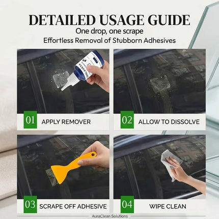 High Performance Strong Glue Remover, Pro Adhesive Dissolver for 502 Super Glue, Tape & Label Residue, Safe on Fabric and Glass