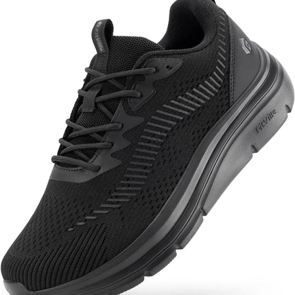 FitVille Men'S Walking Shoes Wide Width, Comfortable Orthopedic Sneakers Lightweight Tennis Shoes Gym Workout Sneakers For Plantar Fasciitis