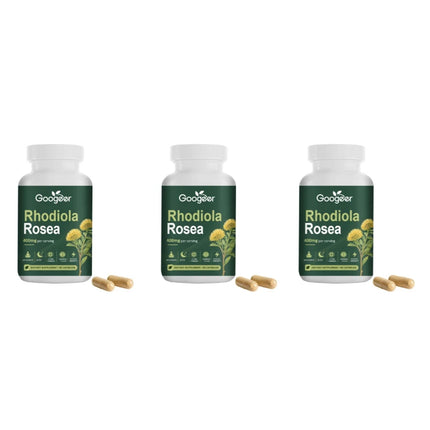 Googeer Rosavins Capsules Herbal Wellness Supplement Energy Focus Sleep Immune Support for Men and Women 60 Capsules