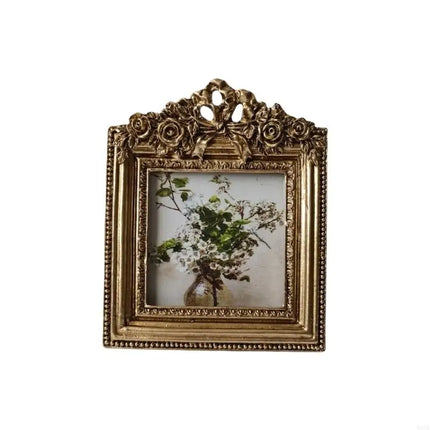 Retro Picture Frame Antique Ornate Photo Frame Old Fashioned Picture Frame Decorative Home Decors,Photo Gallery,Art B03E