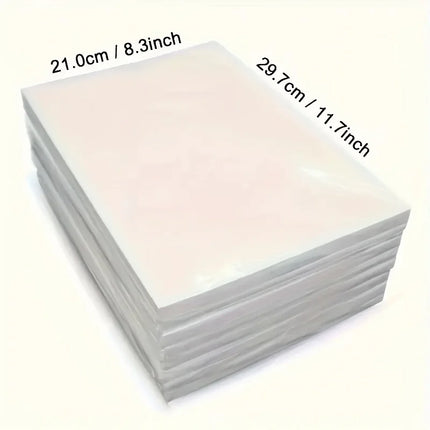 HUSPER A4 100 Sheets 115GSM Size (210×297mm) for Printer Picture Printer Paper Glossy White Photo Quality Printer Paper