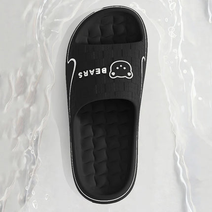 Women's Home Slippers Cute Cartoon EVA Indoor Home Bathroom Sandals Soft Sole Non-slip Summer Outdoor Beach Couple Shoes
