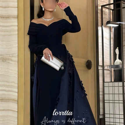 Lorrtta Customized Women Evening Dress Birthday Dresses Luxury 2025 Special Occasion Dress Wedding Party Dresses Flower Fabric