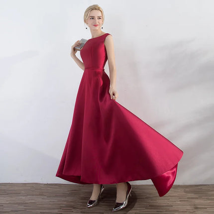 Satin Elegant Long Prom Evening Guest Summer Dresses For Women 2023 Sexy Host Wedding Bridesmaid Party Ball Gown Maxi Vestidos