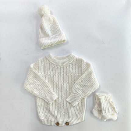 Personalized Embroidered Baby Sweaters Clothes Customization Long Sleeve Knitted Sweatshirt for Boys Girls Birthday Gift