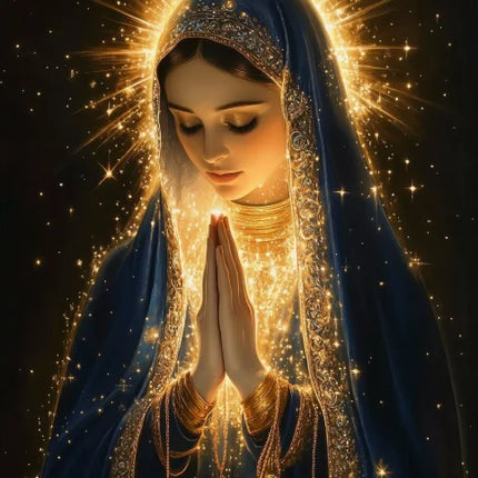 Christian Religious Jesus And Virgin Mary Sacred Heart Canvas Painting Catholic Holy Child Jesus Art Poster Christian Home Decor