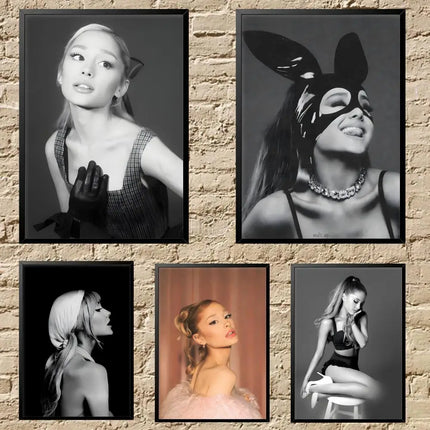 POPULAR Ariana Grandee Poster HD Waterproof Self-Adhesive Wall Art - Versatile Decor for Any Space | Perfect Gift Idea