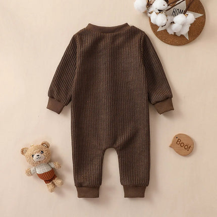 Newborn Baby Boys Knitted Jumpsuits Cotton Long Sleeve Romper Spring Autumn Toddler Infant Kids Clothing