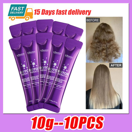 Magical 5 Second Keratin Hair Mask Repair Damage Frizzy Soft Smooth Shiny Hair Deep Moisturize Hair Treat Repair Hair Care Mask