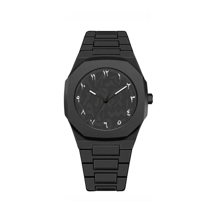 Arabic Dial Waterproof Watch Round Dial Plastic Strap Business Watch Color Strap Exquisite Design Couple Watch Casual Wear