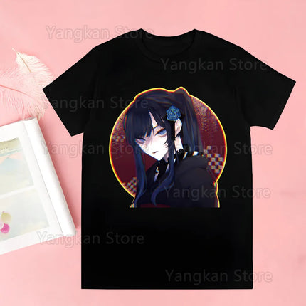 Ado Tshirt Printed Unisex Short Sleeve T Shirt Cool Cartoon Casual T-shirt Streetwear Tops