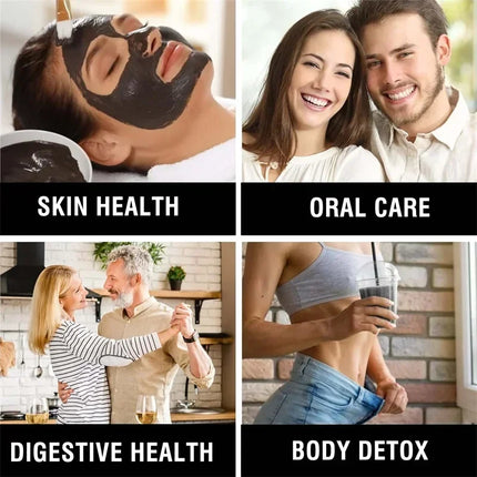 Activated Charcoal Capsules 1200 Mg - Supports Intestinal Health, Digestive Health, Relieves Bloating, and Improves Immunity