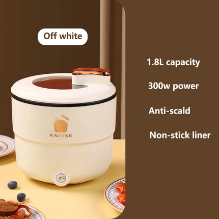 2026 New 1.8L Small Rice Cooker 450W Power Multifunctional Smart Electric Cooking Pot Home Portable Non-stick Hot Pot Soup Pot