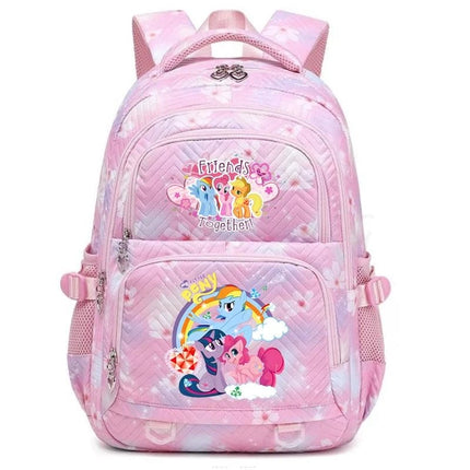 My Little Pony Colorful School Bags Junior/senior High school Oxford cloth backpacks Boys and Girls double-shoulder school bags