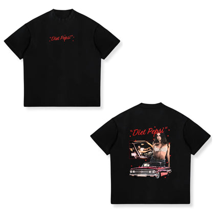 The Addison Rae Tour 2026 T-Shirt Addison Rae Album Merch Vintage T-Shirts Men's and Women's Fashion Cotton Summer New T Shirt