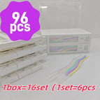 96pcs Rainbow qu