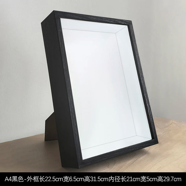 LIVETAI Shadow Box Frame Wooden Photo Frame for 3D Display DIY Decor Wall Art Gift