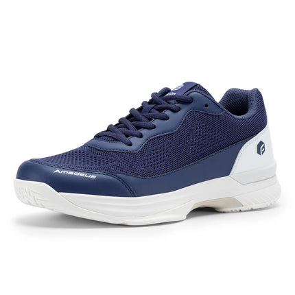 FitVille Men'S Tennis Shoes Wide Width 2E Professional Training Shoes Breathable Non-Slip For Racquet Sports With Arch Support
