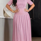pink dress / L