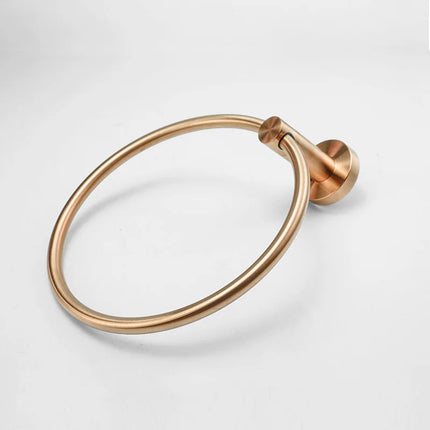 High Quality Brushed Rose Gold 304 Stainless Steel Towel Rack Toilet Paper Holder Towel Bar Soap Dish Bathroom Accessories