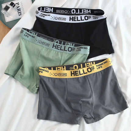 12Pcs Men's underwear Boxer Brief Plus size Cotton Panties Breathable Soft 40-130KG