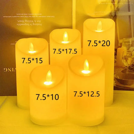 1~10PCS Swing LED Candles Flameless Flickering Light Flameless Candle for Christmas Wedding Decor Birthday Party Supplie  ﻿