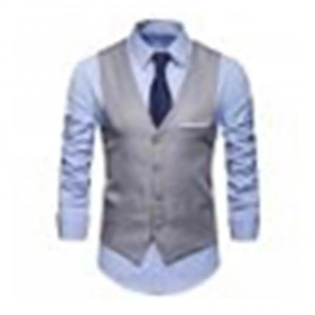 Dress Vests For Men Slim Fits Mens Suit Vest Male Waistcoat Gilet Homme Casual Sleeveless Formal Business Vest chaleco hombre