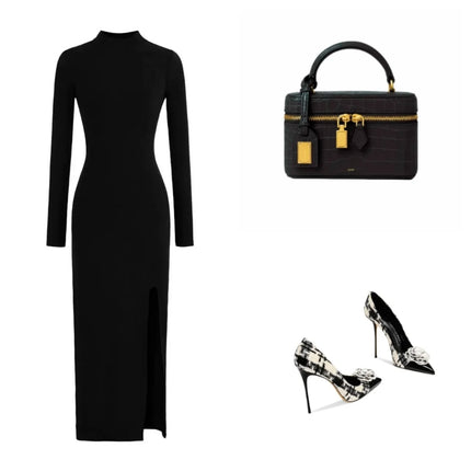 JW PEI New Black Textured Leather Crossbody Bag for Women,Designer Shoulder Purse,Chic Commuter Handbag Fashion Box Bag